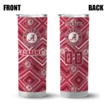 customized-alabama-crimson-tide-zipper-leopard-crimson-skinny-tumbler-best-selling.webp