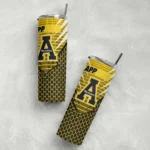 customized-appalachian-state-mountaineers-chevron-stripes-black-skinny-tumbler-best-selling.webp