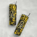 customized-appalachian-state-mountaineers-metallic-grid-black-skinny-tumbler-best-selling.webp