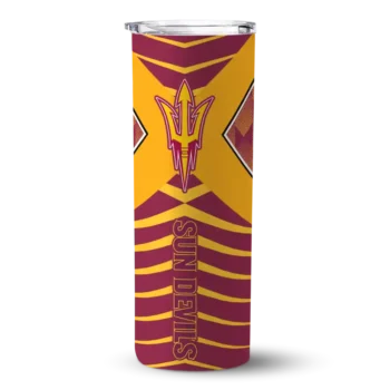 Arizona State Sun Devils Tumber - Customized Camo Texture Skinny Maroon