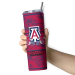 customized-arizona-wildcats-chevron-patch-red-skinny-tumbler-best-selling-1.webp