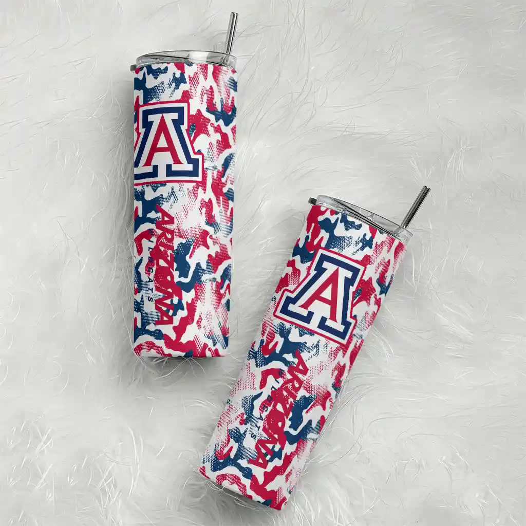 customized-arizona-wildcats-claw-marks-red-white-skinny-tumbler-top-rated-1.webp