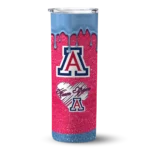 customized-arizona-wildcats-pixel-fade-red-skinny-tumbler-best-selling-1.webp
