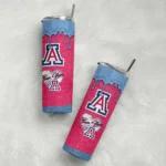 customized-arizona-wildcats-pixel-fade-red-skinny-tumbler-best-selling-1.webp