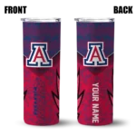 customized-arizona-wildcats-spiral-burst-print-red-skinny-tumbler-best-selling.webp