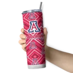 customized-arizona-wildcats-zipper-leopard-red-skinny-tumbler-best-selling.webp