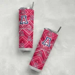 customized-arizona-wildcats-zipper-leopard-red-skinny-tumbler-best-selling.webp