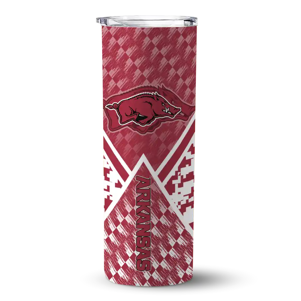 customized-arkansas-razorbacks-monogram-burst-red-white-skinny-tumbler-best-selling.webp customized arkansas razorbacks monogram burst red white skinny tumbler best selling