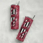 customized-arkansas-razorbacks-star-pop-red-black-skinny-tumbler-best-selling.webp