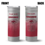 customized-arkansas-razorbacks-swirl-texture-red-skinny-tumbler-best-selling-1.webp