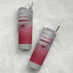 customized-arkansas-razorbacks-swirl-texture-red-skinny-tumbler-best-selling-1.webp