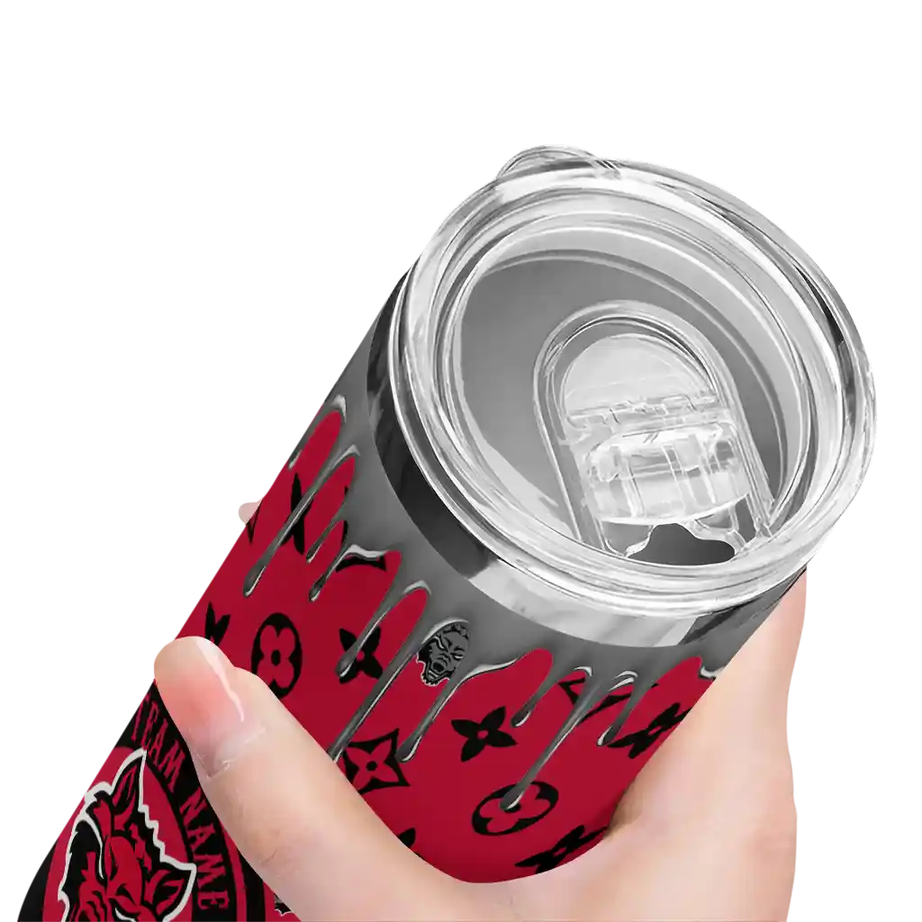 customized-arkansas-state-red-wolves-camo-streak-scarlet-skinny-tumbler-high-quality.webp