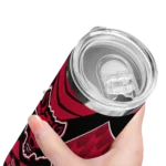 customized-arkansas-state-red-wolves-camo-texture-scarlet-skinny-tumbler-best-selling.webp