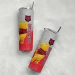 customized-arkansas-state-red-wolves-winnie-the-pooh-scarlet-gray-skinny-tumbler-best-selling-1.webp