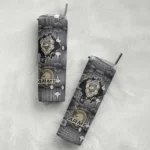 customized-army-black-knights-chevron-v-gold-gray-skinny-tumbler-best-selling.webp