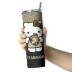 customized-army-black-knights-hello-kitty-gold-black-skinny-tumbler-best-selling.webp