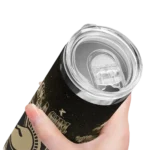 customized-army-black-knights-rose-romance-gold-black-skinny-tumbler-best-selling.webp