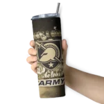 customized-army-black-knights-rose-romance-gold-black-skinny-tumbler-best-selling.webp