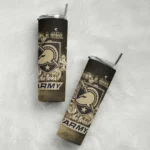 customized-army-black-knights-rose-romance-gold-black-skinny-tumbler-best-selling.webp