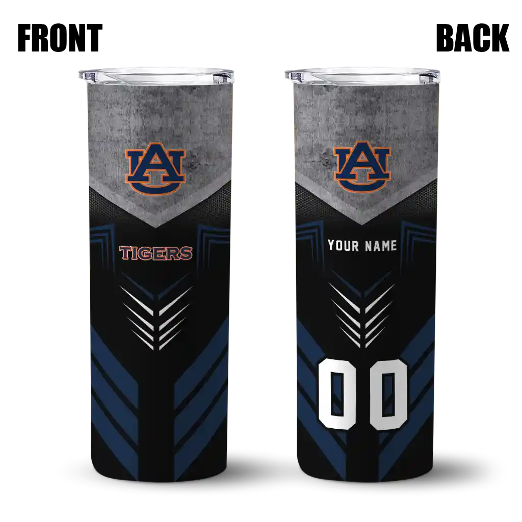 customized-auburn-tigers-hexagon-honeycomb-navy-blue-black-skinny-tumbler-fashion-forward.webp