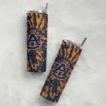 customized-auburn-tigers-metallic-grid-navy-blue-skinny-tumbler-best-selling.webp