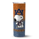 customized auburn tigers snoopy attitude navy blue skinny tumbler best selling 1.webp