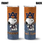 customized auburn tigers snoopy attitude navy blue skinny tumbler best selling 1.webp
