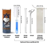 customized auburn tigers snoopy attitude navy blue skinny tumbler best selling 1.webp