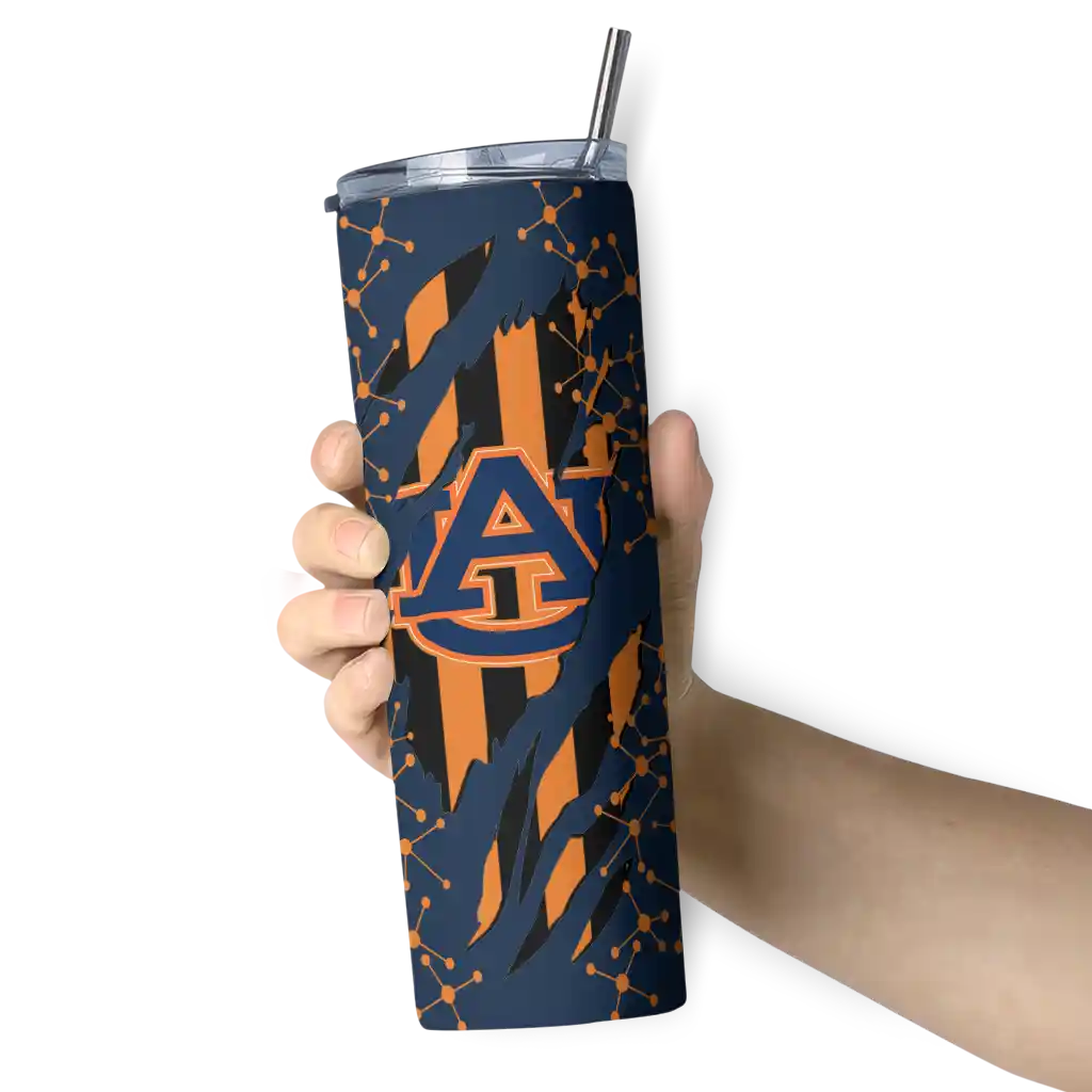 customized-auburn-tigers-star-pop-navy-blue-black-skinny-tumbler-premium-grade.webp