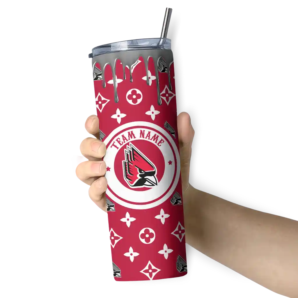 customized-ball-state-cardinals-camo-streak-red-skinny-tumbler-premium-grade.webp