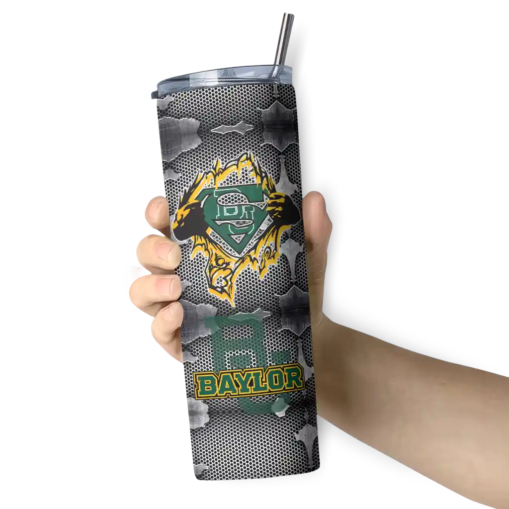 customized-baylor-bears-chevron-v-green-gray-skinny-tumbler-premium-grade.webp