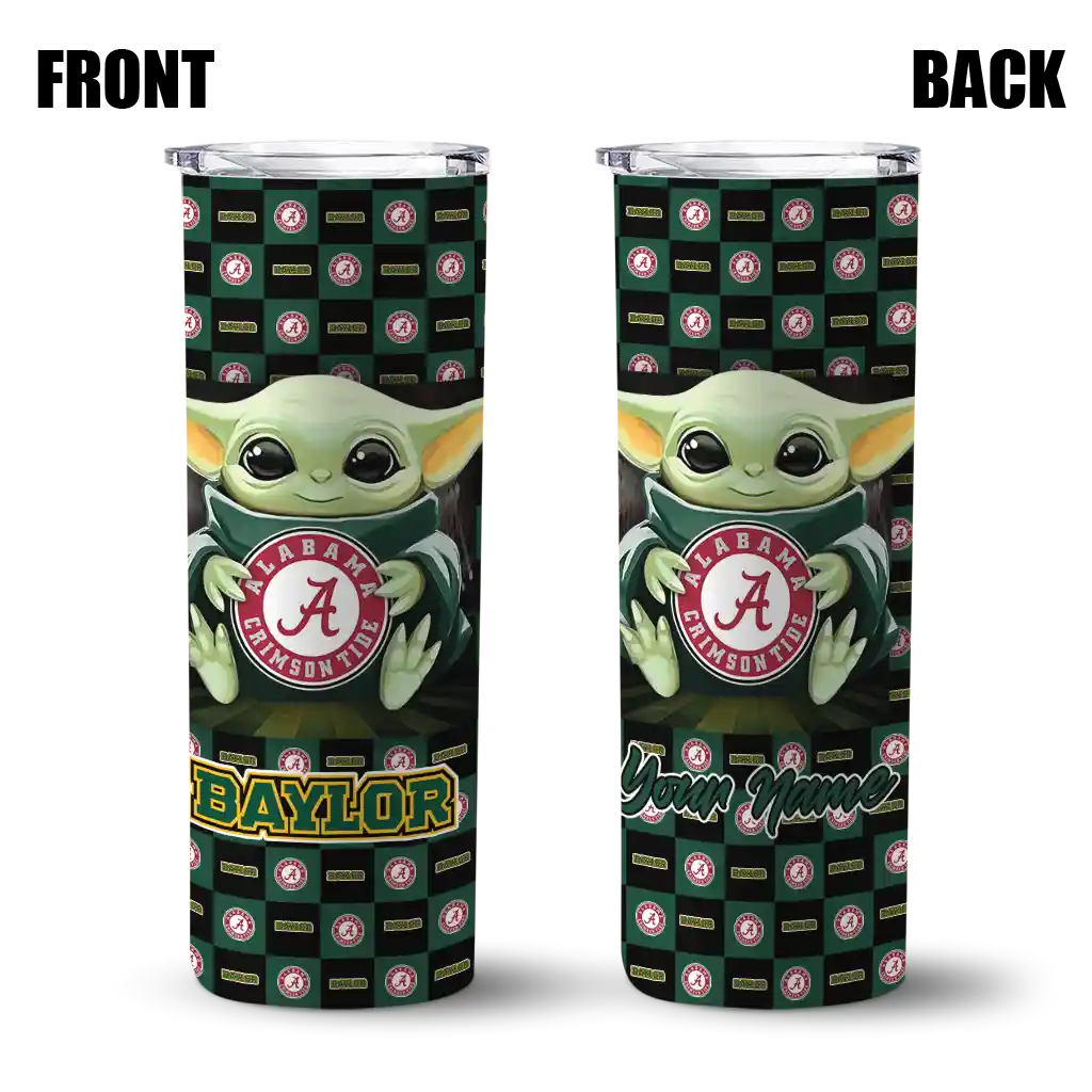 customized-baylor-bears-yoda-cozy-green-black-skinny-tumbler-fashion-forward.webp