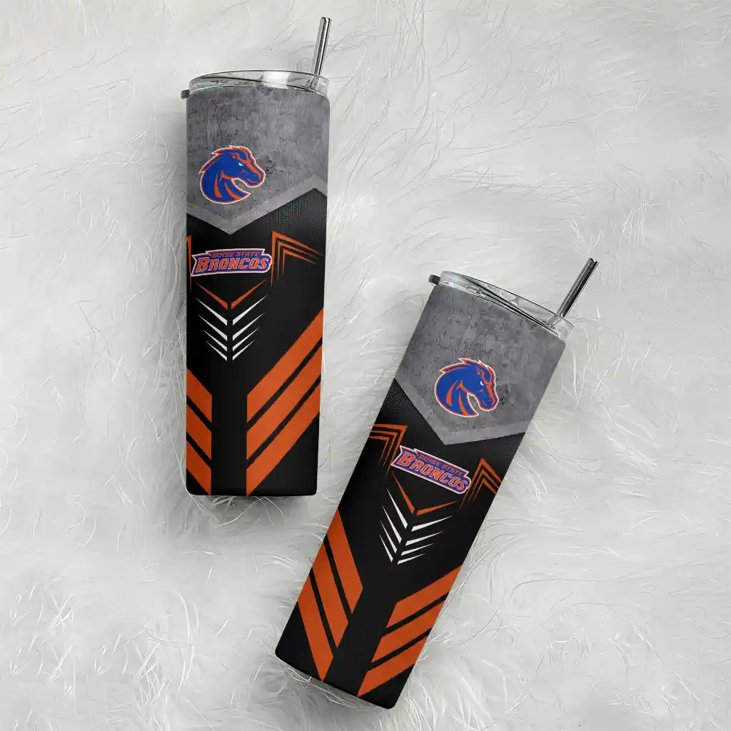 customized-boise-state-broncos-hexagon-honeycomb-orange-black-skinny-tumbler-top-rated.webp
