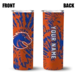 customized-boise-state-broncos-metallic-grid-orange-skinny-tumbler-best-selling.webp