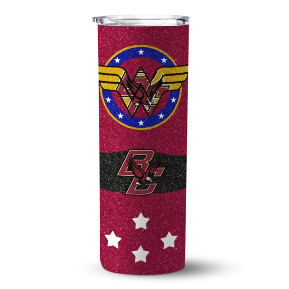 customized boston college eagles star cluster maroon skinny tumbler best selling