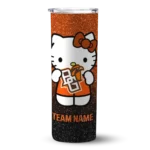 customized-bowling-green-falcons-hello-kitty-orange-black-skinny-tumbler-best-selling-1.webp