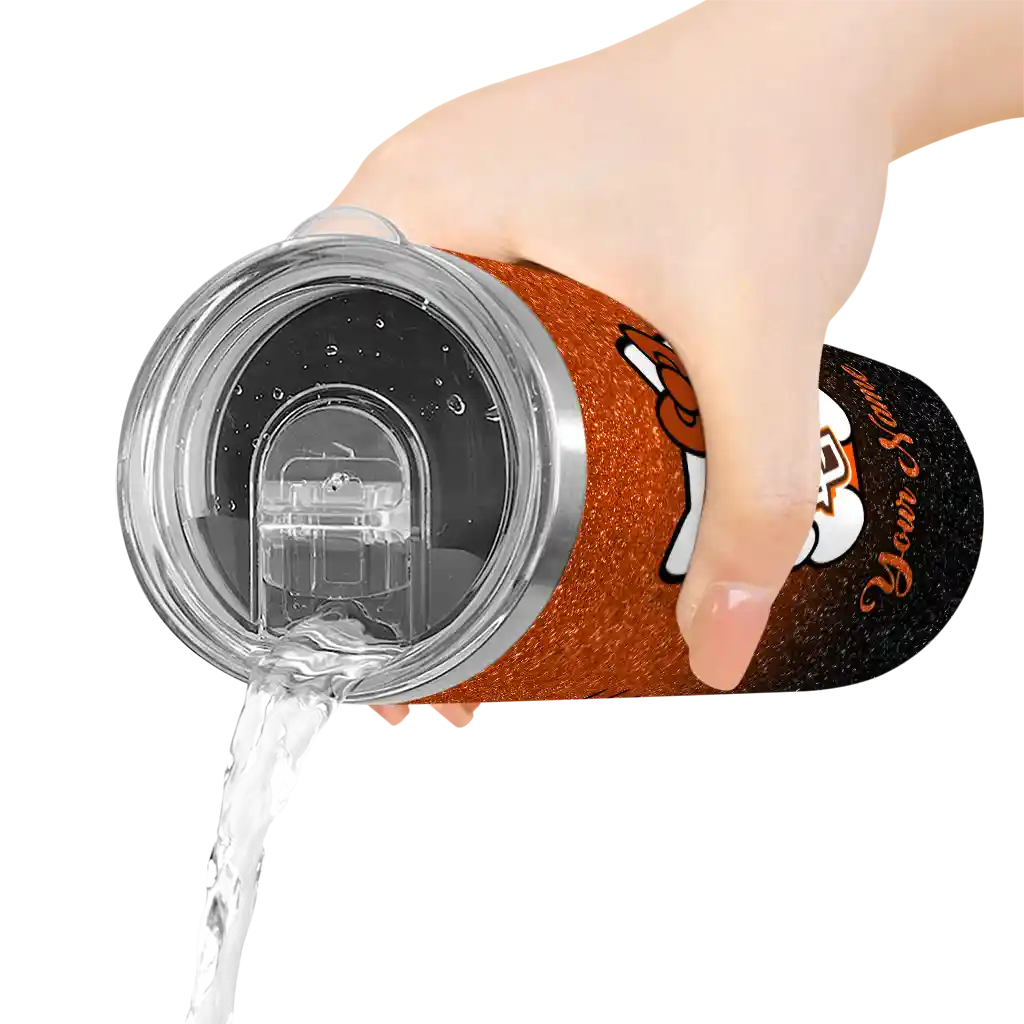 customized-bowling-green-falcons-hello-kitty-orange-black-skinny-tumbler-latest-model.webp
