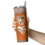 customized-bowling-green-falcons-pixel-fade-orange-skinny-tumbler-best-selling-4.webp