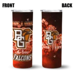 customized-bowling-green-falcons-rose-romance-orange-black-skinny-tumbler-best-selling-1.webp