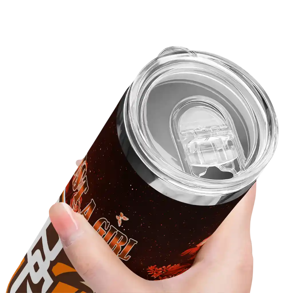 customized-bowling-green-falcons-rose-romance-orange-black-skinny-tumbler-high-quality.webp