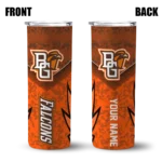 customized-bowling-green-falcons-spiral-burst-print-orange-skinny-tumbler-best-selling.webp