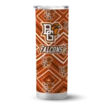 customized-bowling-green-falcons-zipper-leopard-orange-skinny-tumbler-best-selling.webp