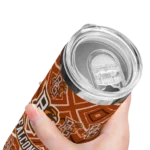 customized-bowling-green-falcons-zipper-leopard-orange-skinny-tumbler-best-selling.webp
