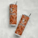 customized-bowling-green-falcons-zipper-leopard-orange-skinny-tumbler-best-selling.webp
