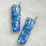 customized-buffalo-bulls-metallic-grid-royal-blue-skinny-tumbler-best-selling.webp