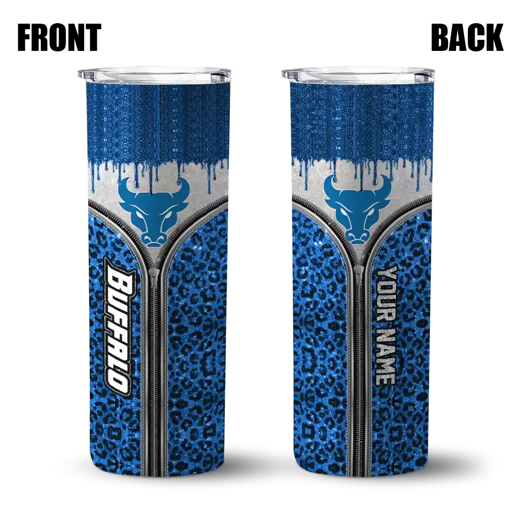 customized-buffalo-bulls-sparkle-drip-royal-blue-skinny-tumbler-fashion-forward.webp