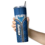 customized-buffalo-bulls-sparkle-drip-royal-blue-skinny-tumbler-best-selling.webp