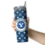 customized-byu-cougars-camo-streak-blue-skinny-tumbler-best-selling.webp