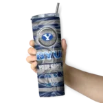 customized-byu-cougars-patterned-waves-blue-skinny-tumbler-best-selling.webp