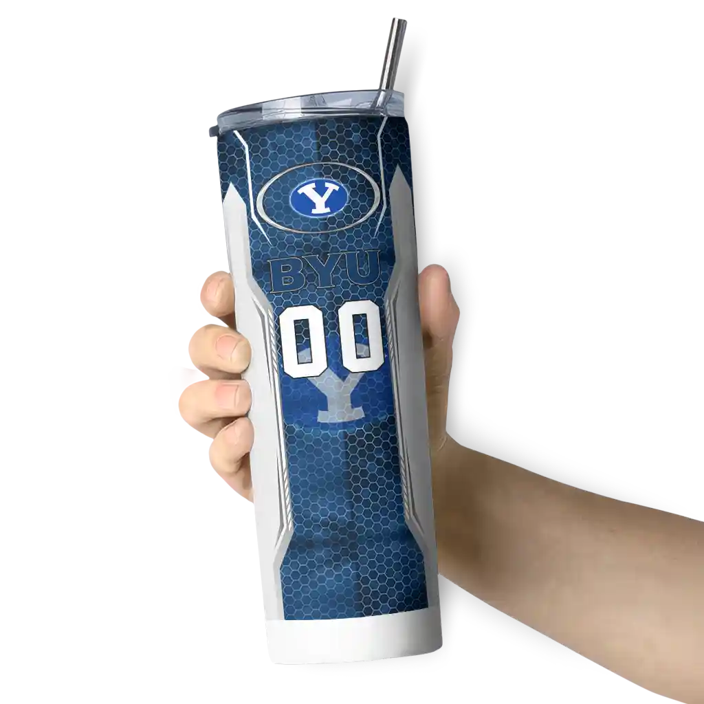 customized-byu-cougars-stacked-diamond-blue-skinny-tumbler-premium-grade.webp